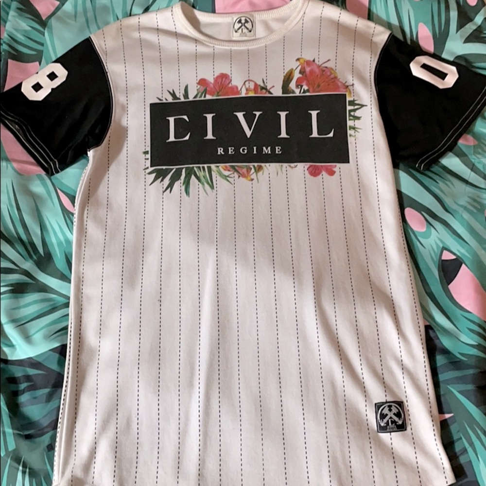 Civil regime baseball tshirt